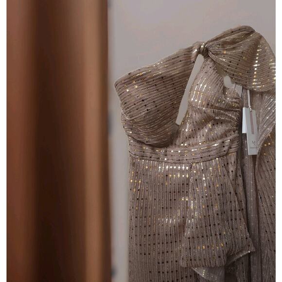 Modessa Couture Long Designer Evening Dress Size 6 Embellished Pink Dress - Picture 3 of 7